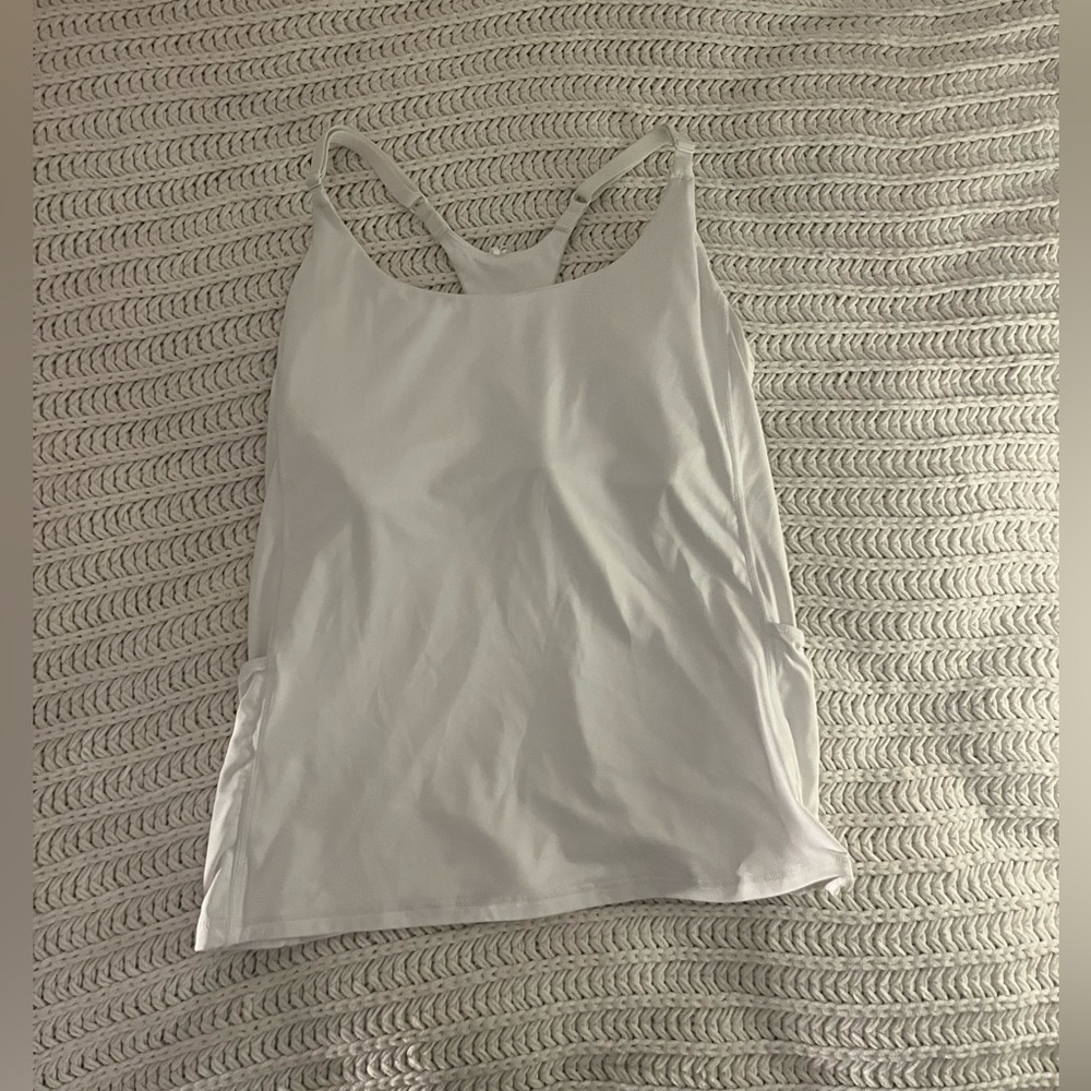 Small Athletic White Tank top